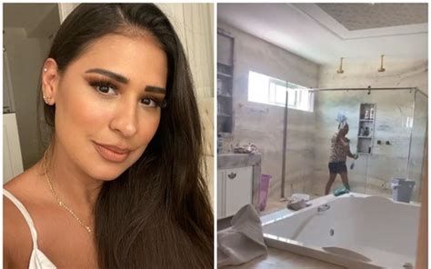 Simone Mostra Banheiro Gigante De Sua Mansão Em Dia De Limpeza Quem