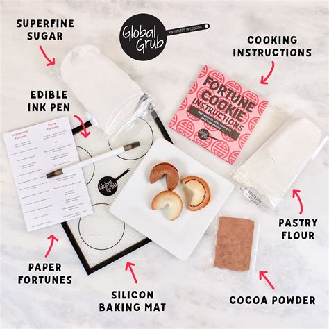 Mua Global Grub Diy Fortune Cookie Kit Personalized Fortune Cookies