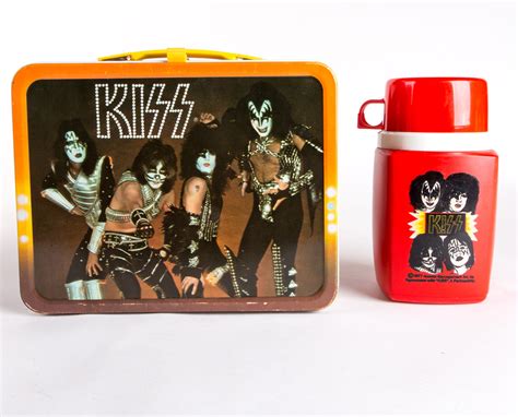 Kiss Lunchbox Wthermos Original From 1977 Kiss Museum