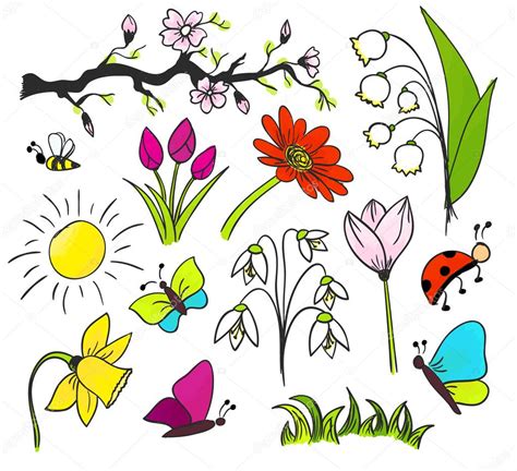 Spring Flower Drawing at GetDrawings | Free download