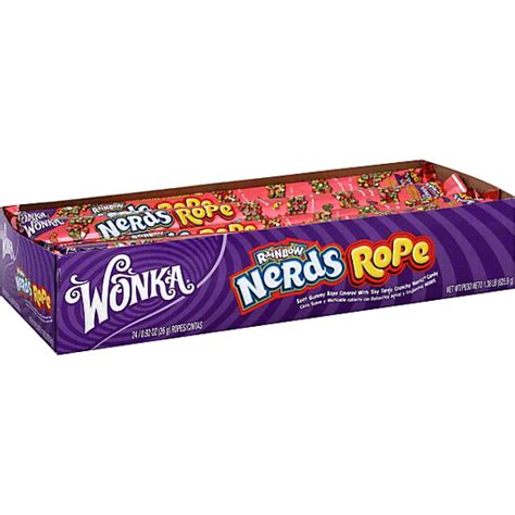 Nerds Rainbow Rope Candy 24 092 Oz Packs Shop Vista Foods