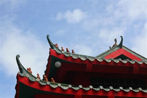 Techo Chino Arquitectura Tradicional Asia Cultura Templo Color Colorido Cielo Pxfuel