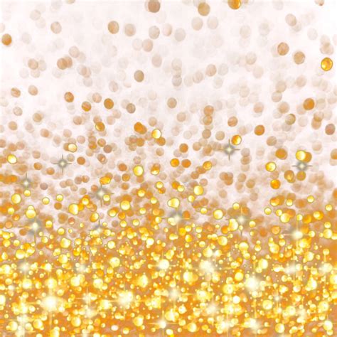 Download Transparent Golden Bokeh With Glows Png Image Free Gold
