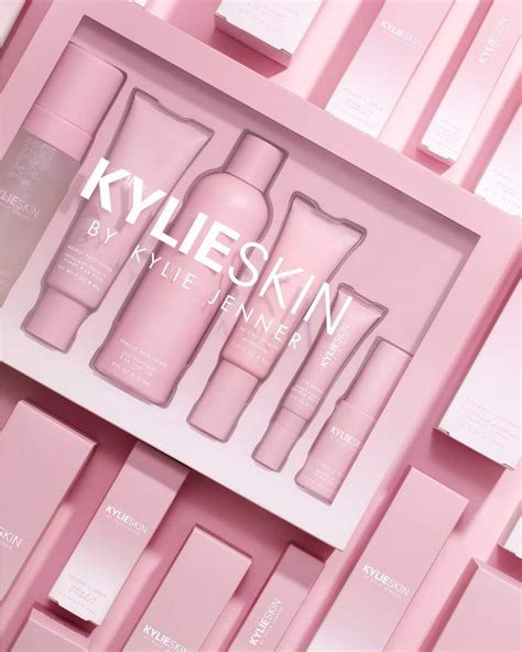 Kylie Skin Care Set Includes Face Wash Toner Face Scrub Serum