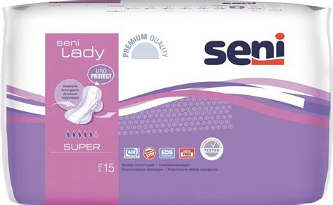 Buy Seni Lady Bladder Control Pads For Women Super 15 Piece Online At