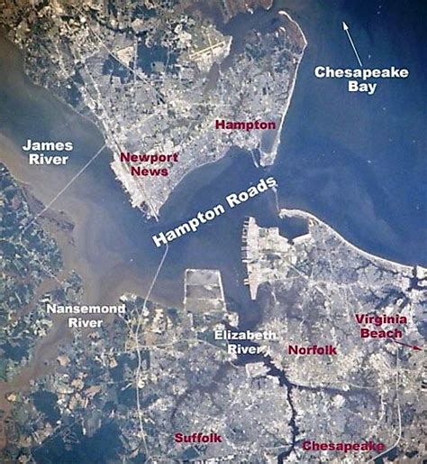 Hampton Roads Map And Information Page