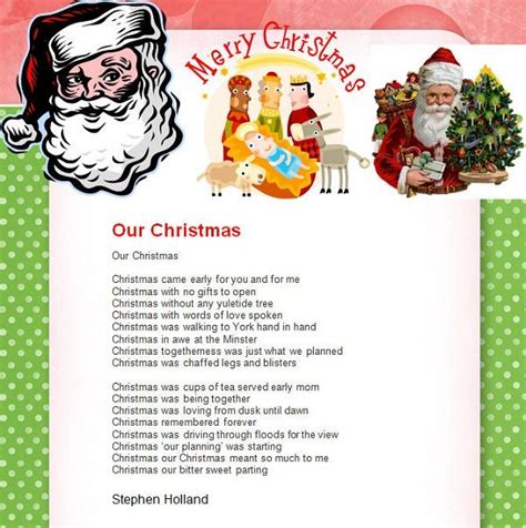 Christmas Poems With Pictures Christmas Poems Funny Christmas