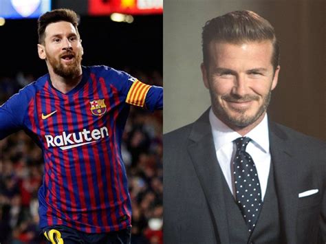 Lionel Messi A Class Above Everyone Else David Beckham Football News