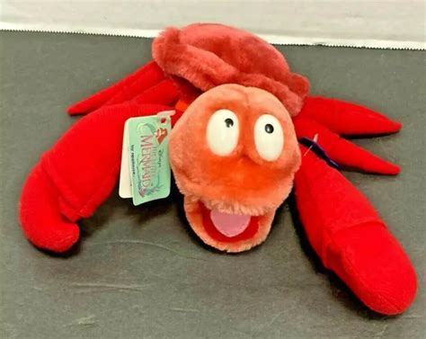 Vintage Disney Sebastian Crab Plush Toy Applause The Little Mermaid 8in 997 Picclick