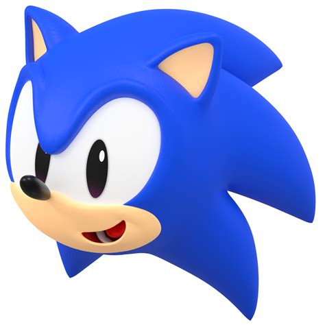 Classic Sonic Head By Spindash2002 On Deviantart