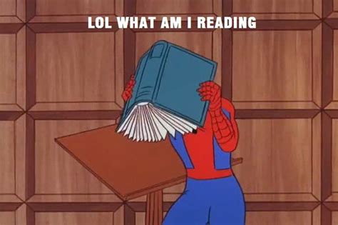 Lol What Am I Reading Spiderman Memes