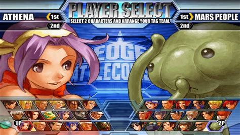 Neogeo Battle Coliseum Ps2 Athena And Mars People With Both Endings