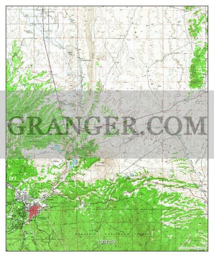 Image Of Usa Timeless Maps Prescott Arizona Map 1947 162500