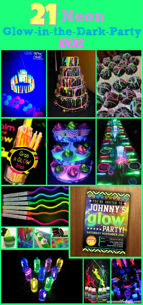 21 Awesome Neon Glow In The Dark Party Ideas