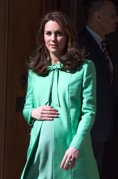 20 Times Pregnant Kate Middleton Touched Her Belly