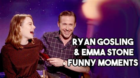 Well, you know we've made two films together, now three. Ryan Gosling and Emma Stone Interview Funny Moments - YouTube