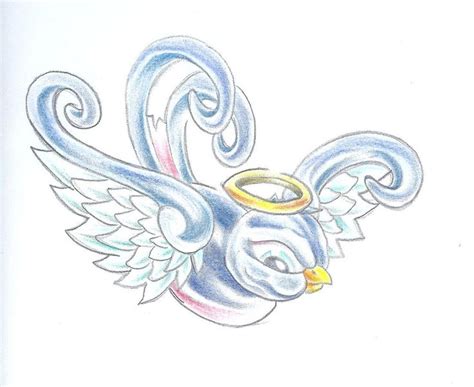 Give your room an angelic dcor with this set of angel wings. Angel Wings With Halo Drawings - Cliparts.co