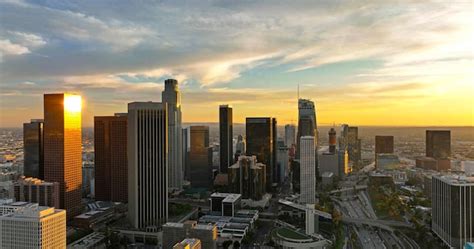 Premium Photo Downtown Los Angeles Aerial View Business Centre Of The