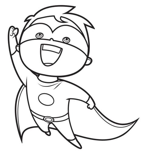 Royalty Free Superhero Kid Clip Art Vector Images And Illustrations Istock
