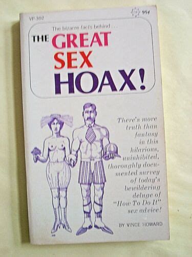 Vince Howard The Great Sex Hoax 1st Ed 1st Ptg Pbo 1966 Ebay