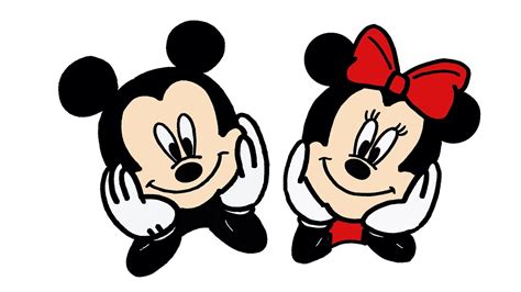 How To Draw And Color Mickey Mouse And Minnie For Kids And Toddler