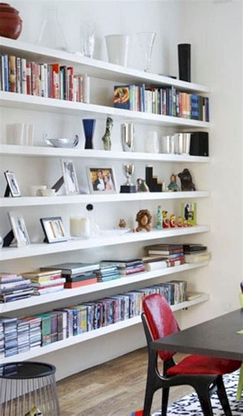 Top 15 Awesome Living Room Wall Shelving For Your Home Storage Ideas