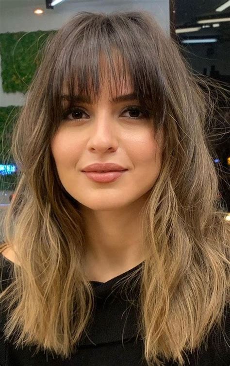 Cute Haircuts And Hairstyles With Bangs Ombre And Ghostcut Medium