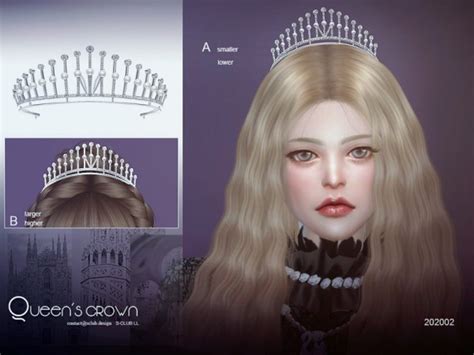 The Sims Resource Crown 202002 By S Club • Sims 4 Downloads