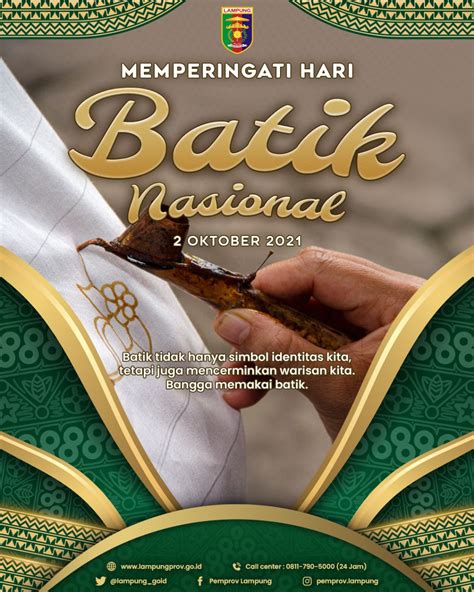 Memperingati Hari Batik Nasional Ppid Provinsi Lampung
