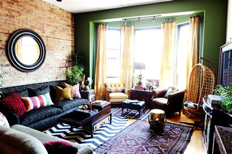24 Eclectic Living Room Designs Decorating Ideas Design Trends