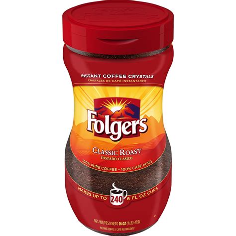 Folgers Classic Roast Instant Coffee Crystals Ubuy Jordan