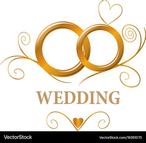 Logo Wedding Royalty Free Vector Image Vectorstock