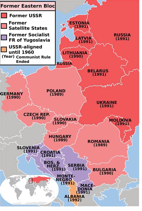 Soviet Union Republics Map