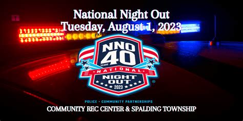National Night Out Is Tomorrow At The Community Rec Center Or At