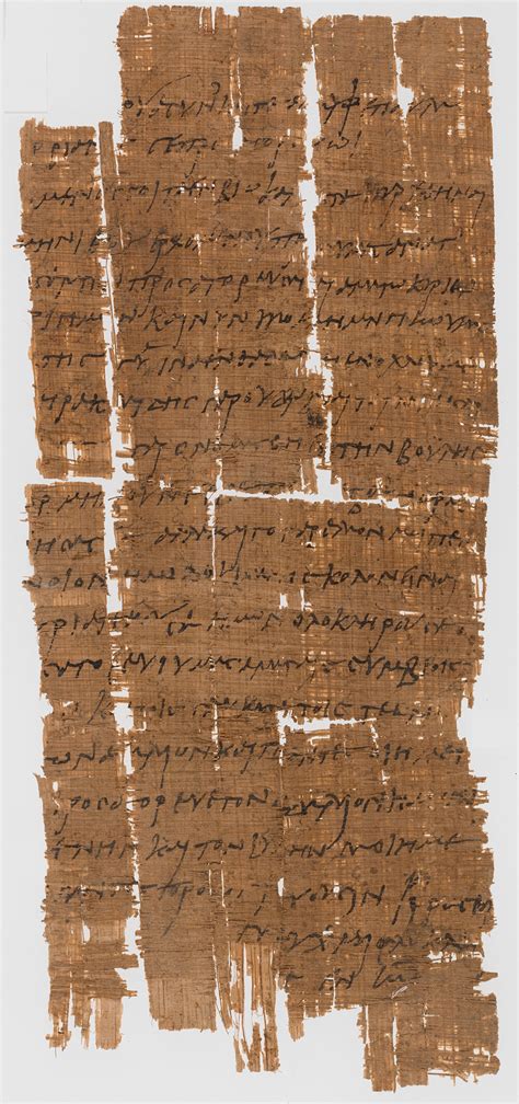 Oldest Christian Document From Roman Egypt Identified In Basel The
