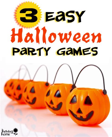 3 Easy Elementary Halloween Party Games Thriving Home