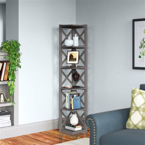 Andover Mills™ General Delivery Corner Bookcase And Reviews Wayfair