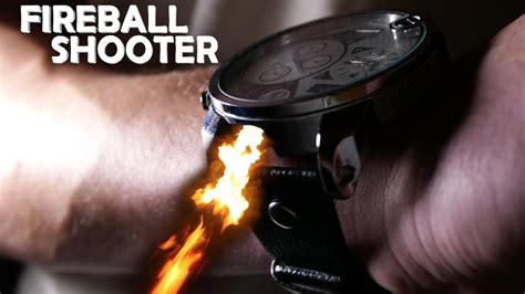 Diy Wrist Watch Fireball Shooter Control Fire With Your Hand