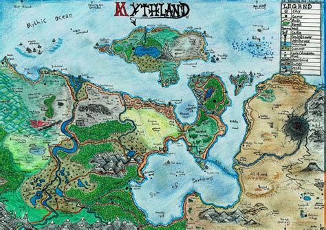 Dnd World Map Fantasy Map Map