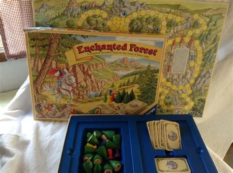 Vintage 1990 German Board Game Enchanted Forest Magical Ravensburger
