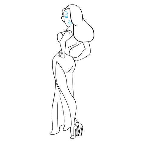 How To Draw Jessica Rabbit Really Easy Drawing Tutorial