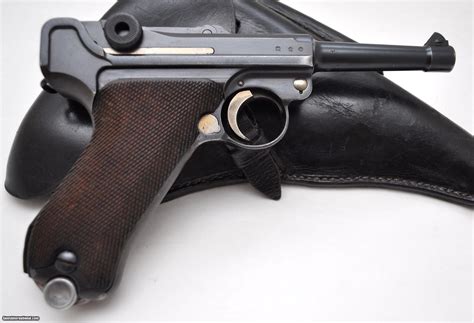 Super Rare Ww2 Nazi Navy O Property Luger 1936 S42 Code 9mm Pistol