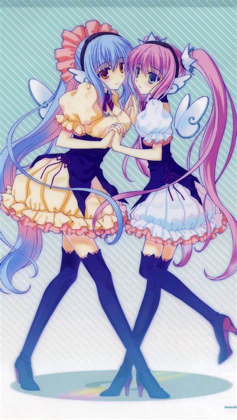 Friendship Two Cute Anime Girls Anime Friend Render Two Female