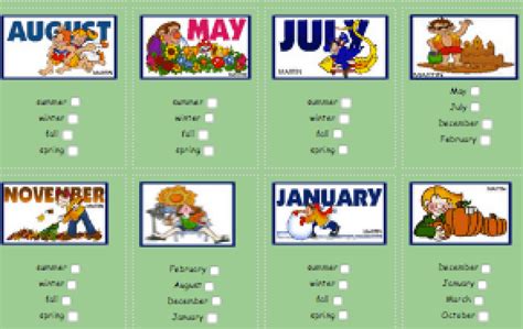 Iii Aprende Los Meses Del Año En Inglés Learn The Months