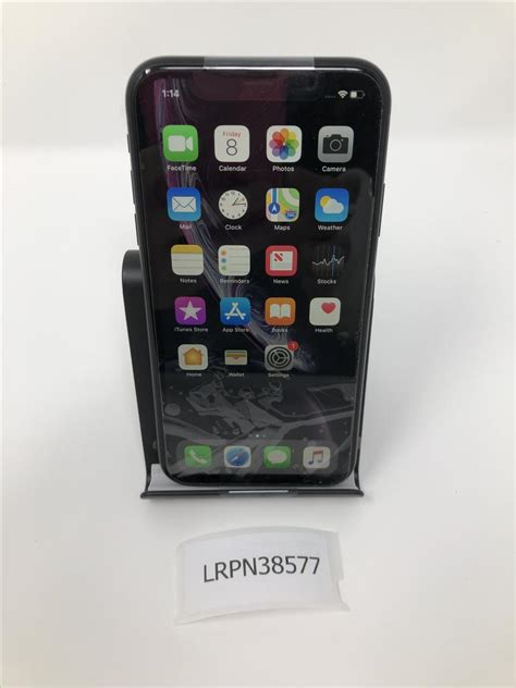 Apple Iphone Xr T Mobile Black 64gb A1984 Lrpn38577 Swappa