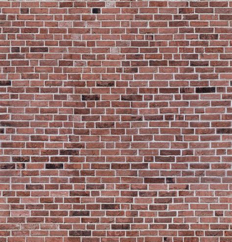 Seamless Red Brick Random Color Wall Texture For Loft Abstract Stock