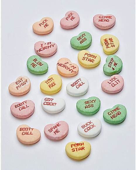 X Rated Valentine Candy Hearts Spencers