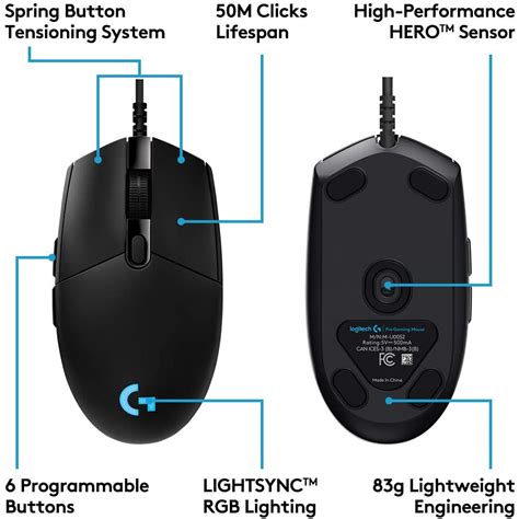 Logitech G Pro Mouse Wired Gaming Mouse