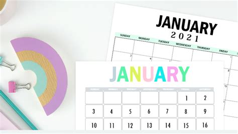 January 2021 Calendar Printable For Kids I Like Having A Calendar
