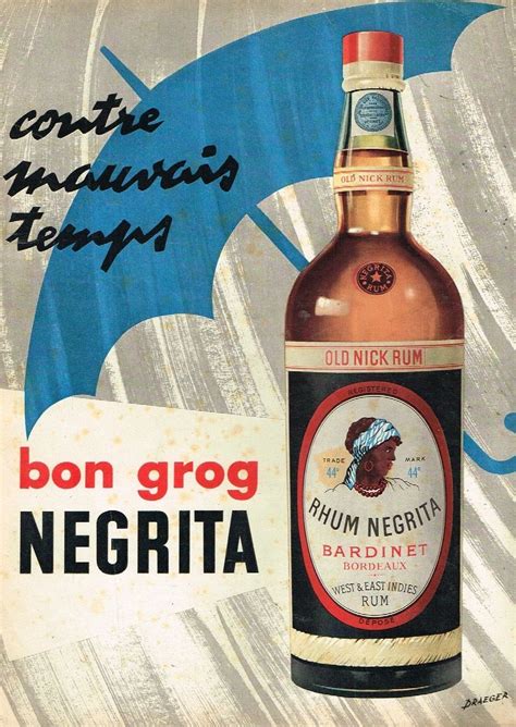 Tu cóctel con ron negrita. Rhum Negrita - 1957 - | Rhum negrita, Rhum, Alcool